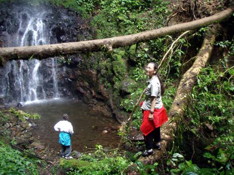 Waterfalls and hikking in private cloud forest