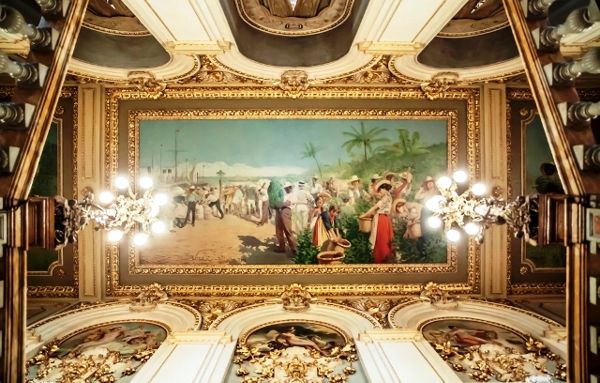 Costa Rica National Theater Ceiling, enlarged