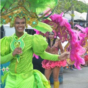 Comparsa street dance in Costa Rica