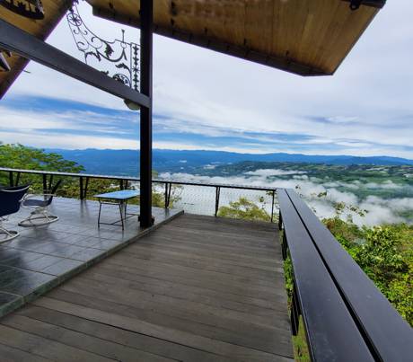 Ricardo built this home above the clouds